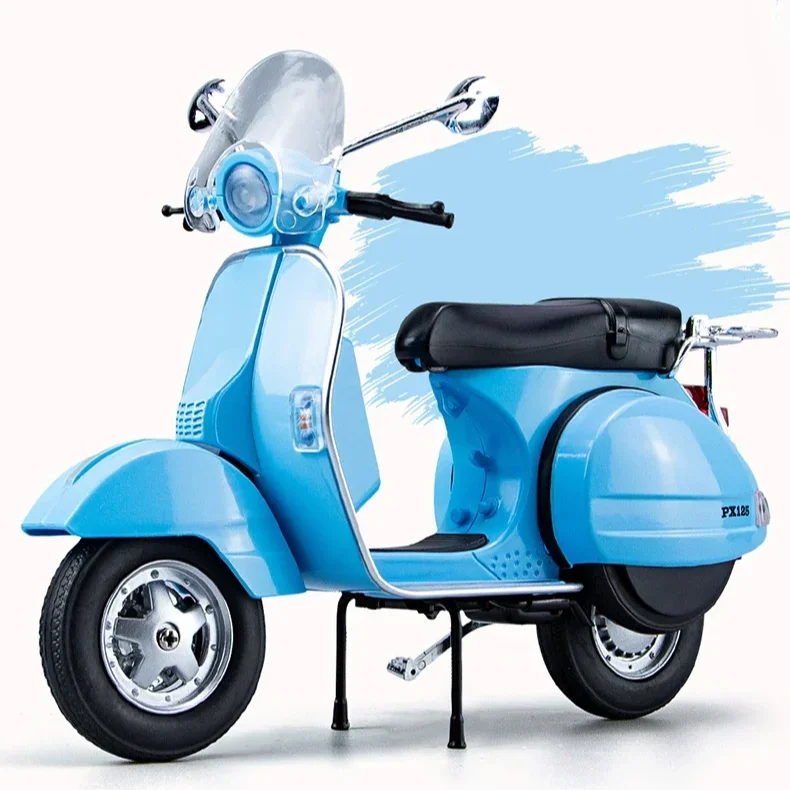 Model Kit Vespa - Model motocykla PX125 ze stopu, skala